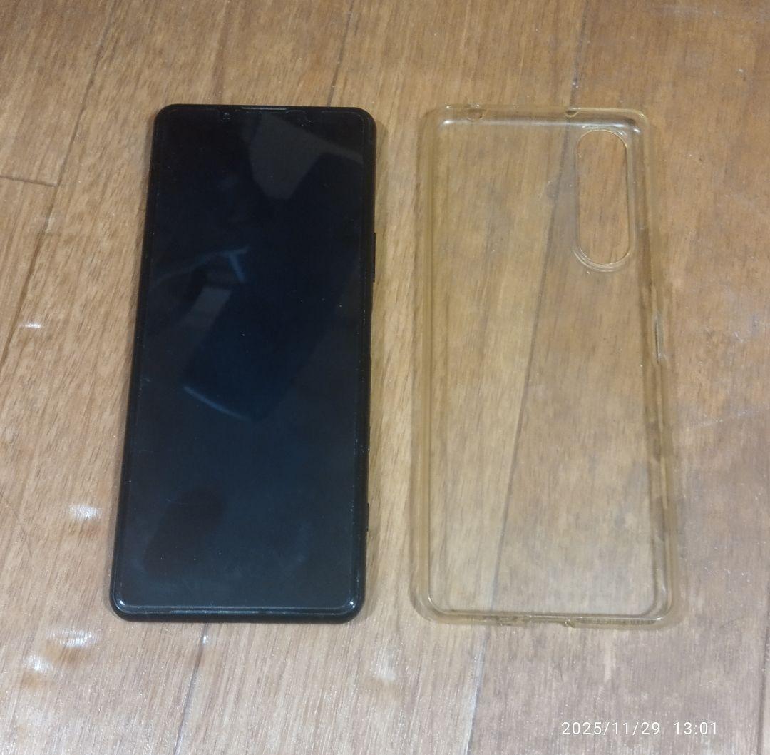 Sony Xperia 5 Ⅱ Softbank ブラック 画面に縦の線あり Xperia 5 IIに