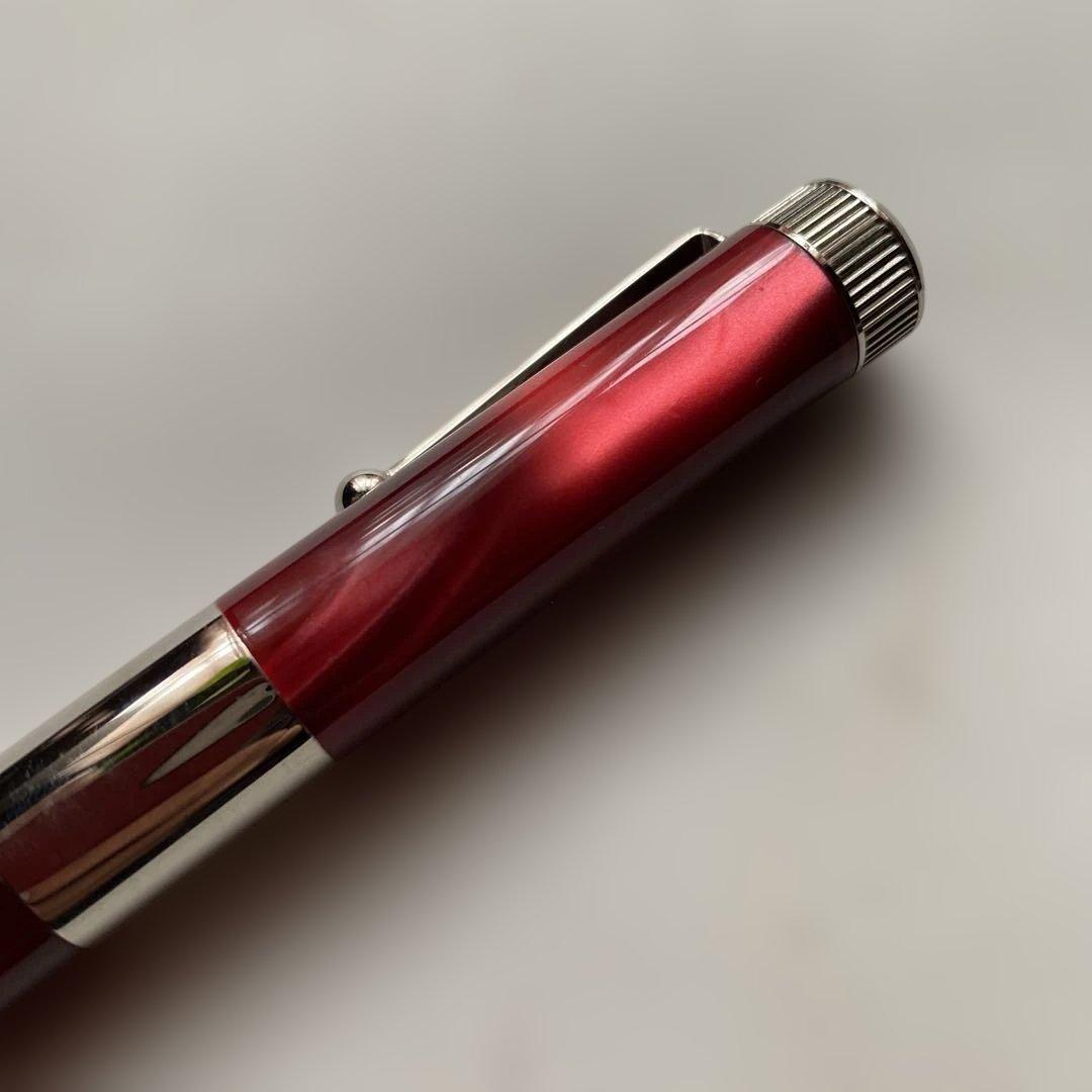 やまちゃんくん　ROMEO ボールペン 太軸イタリアンレッド　ケース付き