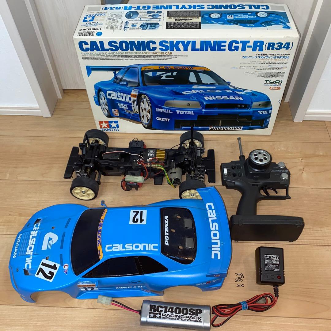 Calsonic スカイラインGT-R TL-01ラジコン タミヤ 廃盤品 Tamiya 1/24