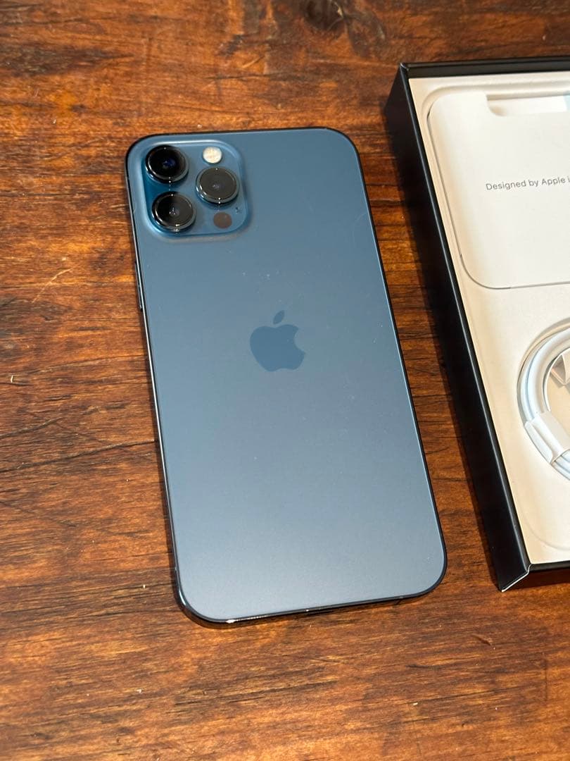 iPhone 12 Pro Max パシフィックブルー 512 GB SIMフ…-確認用