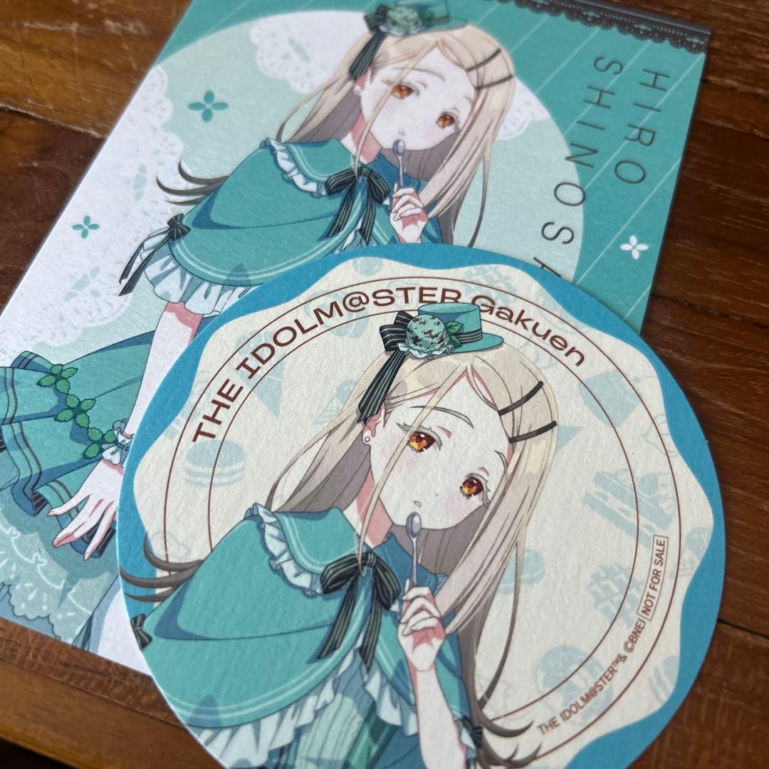 学マス Chugai Grace Cafe 特典ラメポストカード 篠澤広 - メルカリ