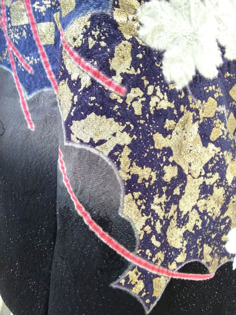 振袖フルセット、正絹振袖成人式、半襟重ね衿帯揚げ帯締め、唐織袋帯