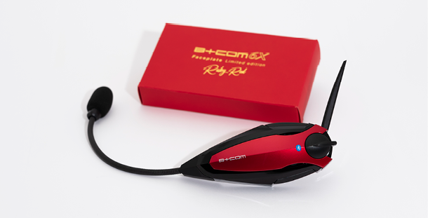 B+COM ONE Bluetoothヘッドセット 赤